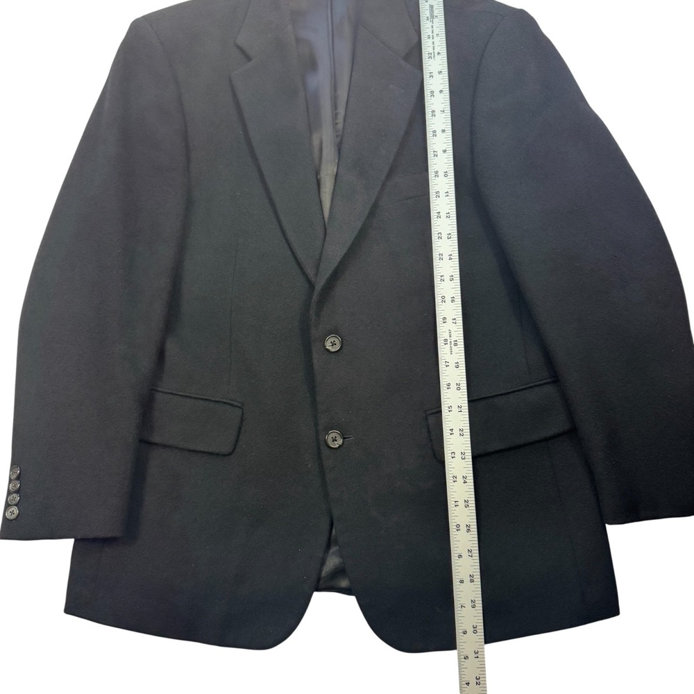 Coconut Grove Black Camel Hair Sport Coat Mens 40R Blazer Quiet Luxury Soft VTG - Picture 10 of 14